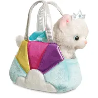 FANCY PALS Fancy Regenbogen Kätzchen in einer Tragetasche ca. 21 cm - Plüschfigur