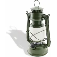 Chilitec LED-Petroleum-Laterne “CT-CL Army“, dimmbar, Batteriebetrieb, grün