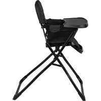 Bebeconfort Lily, Babyhochstuhl, 6 Monate-3 Jahre, 9-15 kg, ultrakompakt faltbar, leichter Hochstuhl (4 kg), leicht zu reinigen, Tinted Graphite
