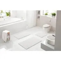 Linea Due Badematte "Roman", rutschhemmend beschichtet, fußbodenheizungsgeeignet