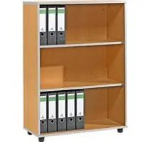 Schäfer Shop Regal MOXXO IQ, Holz, 3 Fächer, 3 OH, B 801 x T 362 x H 1115 mm, Buche-Dekor