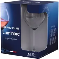 Luminarc Grand Chais Box von 4 Cristalin Weingläser 35Cl