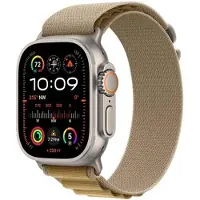 Apple Watch Ultra 2 GPS + Cellular 49mm - Titanium Case with Tan Alpine Loop - Small