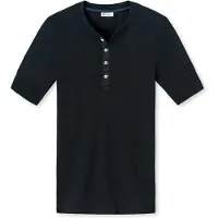 Schiesser Freizeit Tshirt Revival Karl-Heinz Kurzarm schwarz Herren