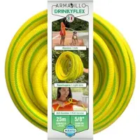 Idro Easy Armadillo Superlight Gartenschlauch Gelb (5/8′′) Drinky Flex-,25m