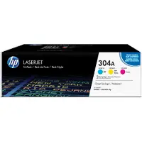 HP Original Toner 304A CMY, Multipack, cyan, magenta, gelb