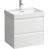 Laufen MEDA Waschtischunterbau, 2 Schubladen, inkl. Ordnungssystem, zu H810113, 584x448x515mm