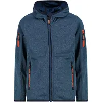 CMP Kid's Jacket Fix Hood Knitted + Mesh
