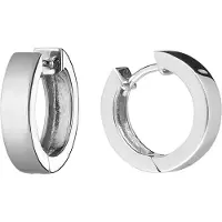 Trendor 41577 Ohrringe für Damen und Herren 925 Silber Creolen Ø 17 mm