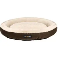 OEM Hundebett, Hundekissen, Katzenbett, Donut, Ø 75 cm, braun