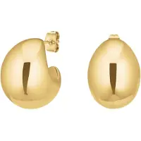 Rosefield JECMG-J976 Damen-Ohrringe Halbmond Creolen Goldfarben