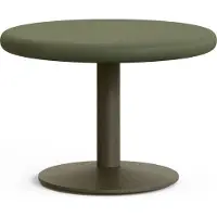 Natur24 Outdoor-Tisch Esilda 70.0 x 48.5 x 70.0 cm Stahl Zement
