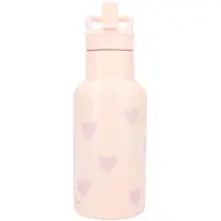 Kidzroom Edelstahl Trinkflasche 350ml, Magic Meadows Rosa