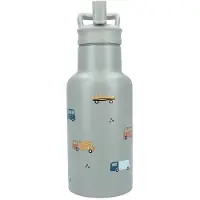 Kidzroom Stainless Steel Trinkflasche 350 ml Sweet Cuddles, Grün