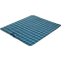 MCKINLEY Camping-Decke Picnic Rug Striped II NAVY/ROT