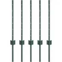 vidaXL Metallzaunpfosten