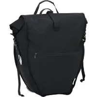 vidaXL Fahrradtasche Schwarz 32,5 x 17 x 57 cm Polyester