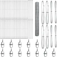 vidaXL Sechseckzaun mit Betonsockel 100 x 1,2 m Verzinkter Stahl Netz