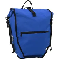 vidaXL Fahrradtasche Blau 32,5 x 17 x 57 cm Polyester