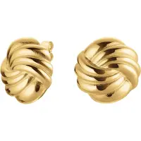 Rosefield JESSG-J1026 Damen-Ohrringe Ohrstecker Spirale Goldfarben