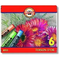 Koh-I-Noor Pastellkreide 6Farb.