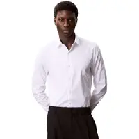 Calvin Klein Hemd Essential LV019EU000 Weiß Slim Fit