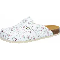 Lico Bioline Clog mit Print, verstellbarer Schnalle und dämpfungsaktiver EVA-Laufsohle, Größe 39