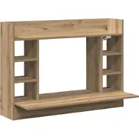 vidaXL Wandtisch Artisan-Eiche Holzwerkstoff 105 x 48 x 75 cm