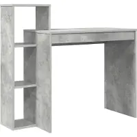 vidaXL Schreibtisch Beton Grau Holzwerkstoff 100 x 40 x 90 cm