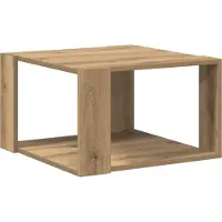 vidaXL Couchtisch Artisan-Eiche 51,5 x 51,5 x 30 cm Holzwerkstoff