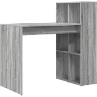 vidaXL Schreibtisch Graues Sonoma Holzwerkstoff 108 x 55 x 103.5 cm
