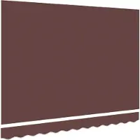 vidaXL Markisenersatzstoff Braun 280 x 195 cm Polyester