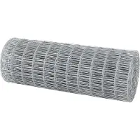 vidaXL Eurozaun 0,8 x 25 m PVC-beschichtetes Eisen