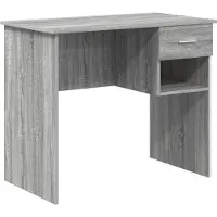vidaXL Schreibtisch Graues Sonoma Holzwerkstoff 90 x 49 x 75 cm