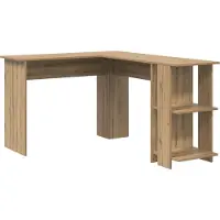 vidaXL Eck-Schreibtisch Artisan-Eiche Holzwerkstoff