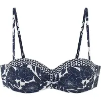 Sunseeker Bügel-Bandeau-Bikini-Top "Blossom" im Muster-Mix