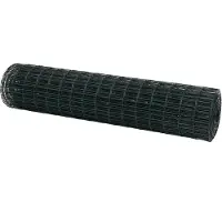 vidaXL Eurozaun Grün 1 x 25 m PVC-beschichtetes Eisen