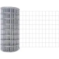 vidaXL Eurozaun 0,4 x 10 m PVC-beschichtetes Eisen