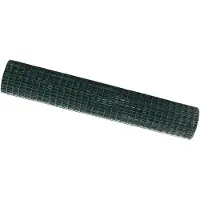 vidaXL Eurozaun Grün 1,6 x 10m PVC-beschichtetes Eisen