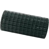 vidaXL Eurozaun Grün 0,6 x 10 m PVC-beschichtetes Eisen