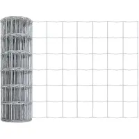 vidaXL Eurozaun 0,4 x 25 m PVC-beschichtetes Eisen