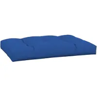 vidaXL Palettenkissen Königsblau 120x80x12 cm Stoff 360523