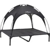 vidaXL Hundebett Schwarz 92 x 77 x 82,5 cm Stahl