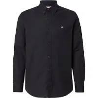 Calvin Klein Jeans Hemd Oxford Classic LV140EM125 Grau Regular Fit