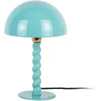 Leitmotiv - Tischleuchte Prisa - Türkis - Ø25cm Tischlampe - Nachttischlampe, Wohnzimmer, Schlafzimmer