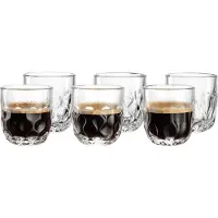 Leonardo GOCCE Espressoglas-Set (1/2/3) 60 ml 6-teilig