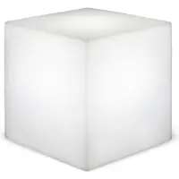 Licht-Erlebnisse Außenlampe 40 cm breit cm IP65 Weiß E27 eckig warmweißes Licht 2700 K 600 lm Modern Wegeleuchte