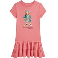 Ralph Lauren Kleid für den Alltag 312971130001 Rosa Regular Fit