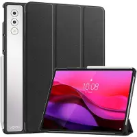 IMoshion Trifold Klapphülle für das Lenovo Yoga Tab Plus (2025) - Schwarz