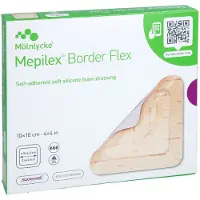 Docpharm GmbH Mepilex Border Flex Schaumverb.haft.10x10 Cm 5 St